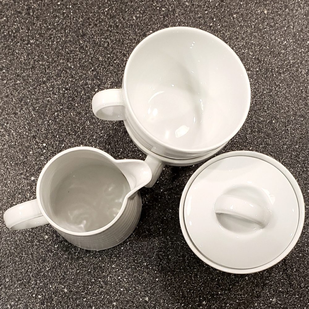 Crate&Barrel Roulette Tea/Coffee Set